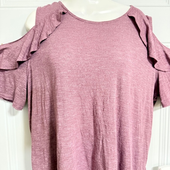 Juicy Couture Open Shoulder Top Blouse SZ XXL Comfort Stretchy Streetwear - Picture 2 of 5
